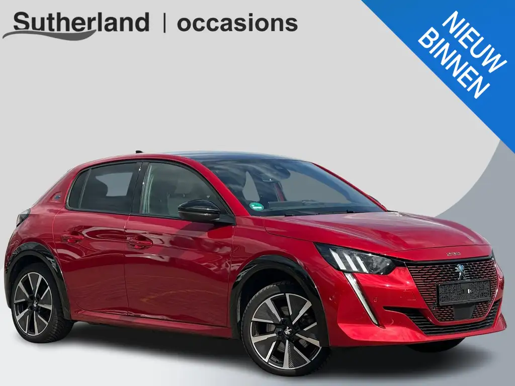 Peugeot e-208 EV GT Pack 50 kWh 136 PK | Panoramadak | Stoelverw