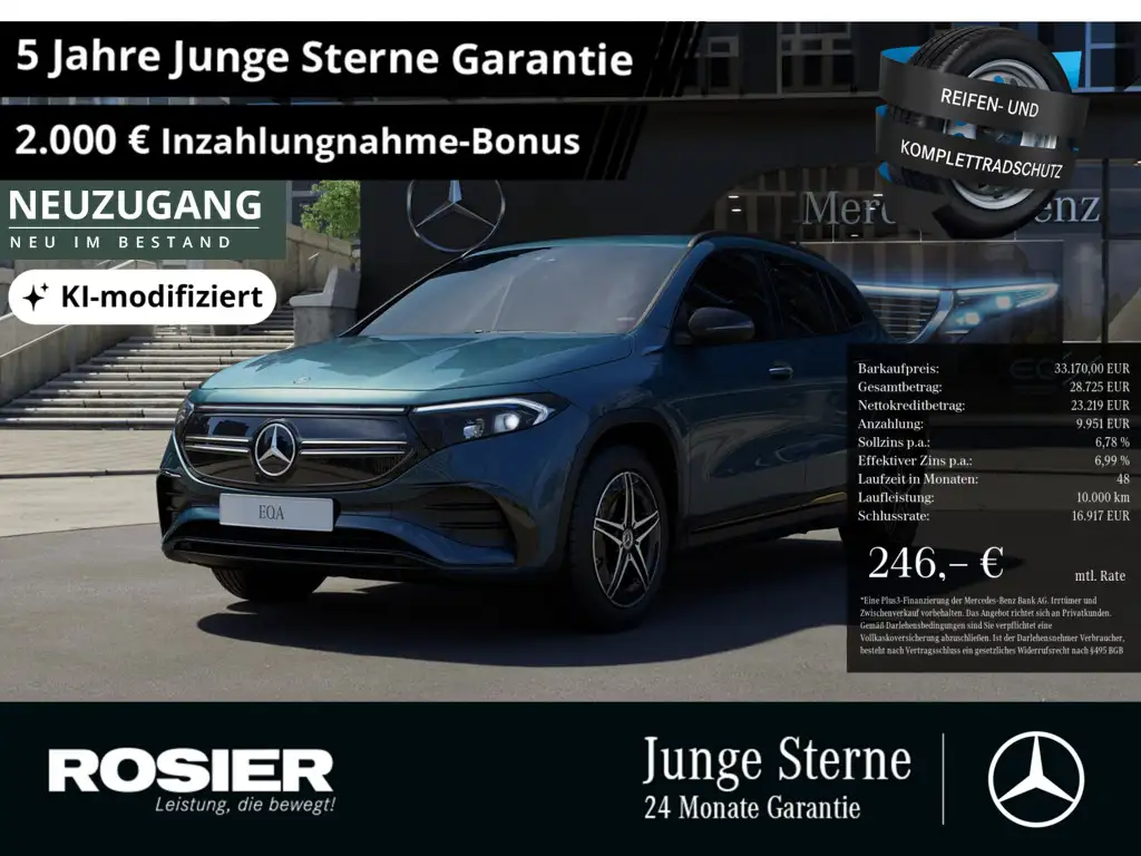 Mercedes-Benz EQA 250 AMG Sport Advanced+ NIGHT LED NAVI BT