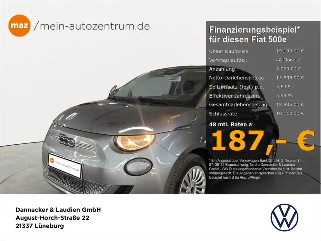 Fiat 500e Base 42kWh Carplay Ganzjahresreifen