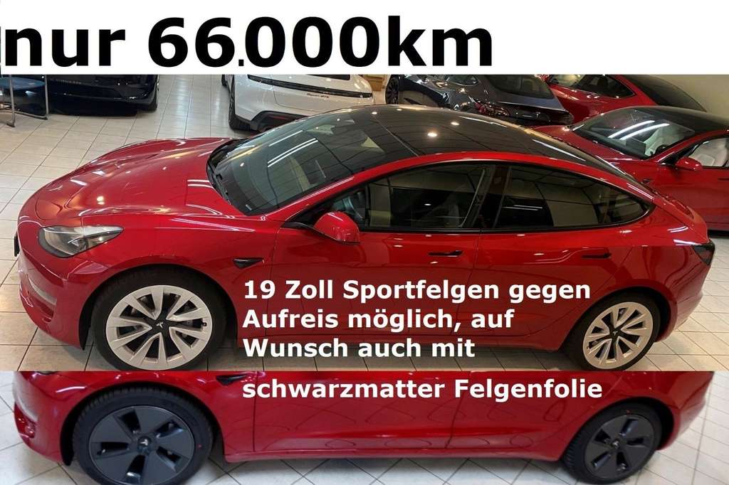 Tesla Model 3 Longe Range+rotmet+kaufe auch Teslas an