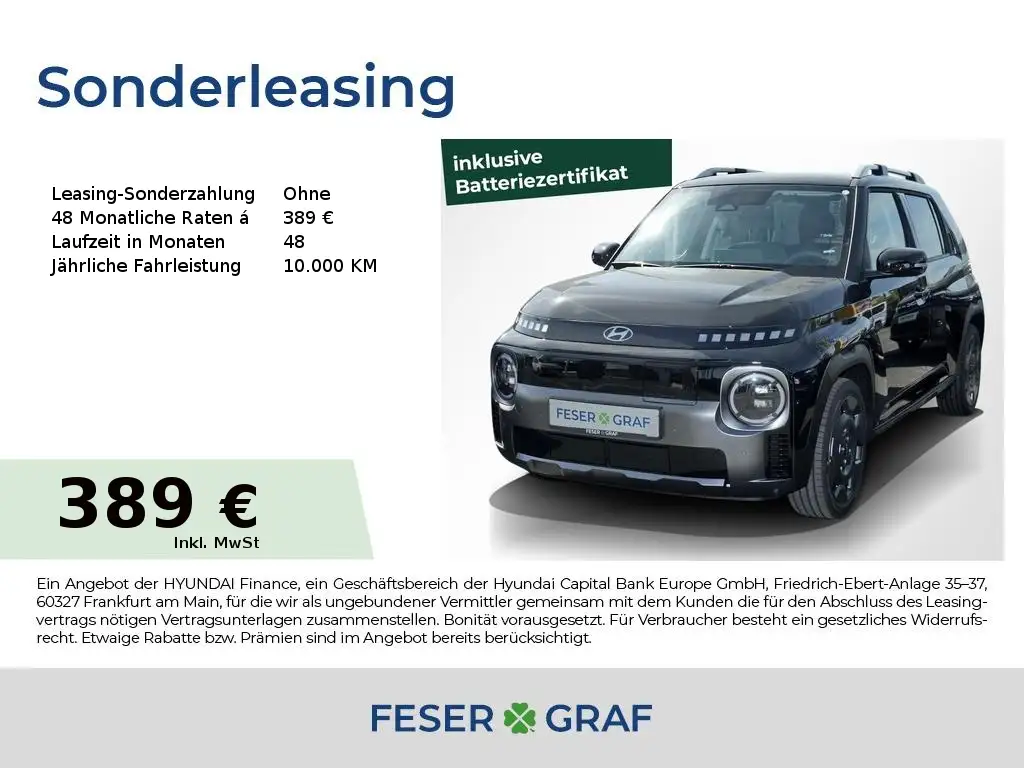 Hyundai Inster Inster CROSS NAVI LED SHZ LHZ CARPLAY KLIMA WP