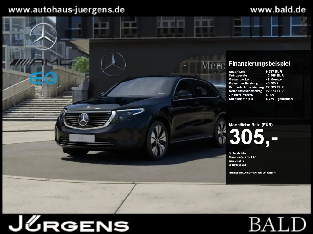 Mercedes-Benz EQC 400 400 4M AMG-Interieur/MLB/360/HUD/AHK/Distr