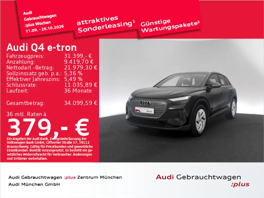 Audi Q4 e-tron 40 AHK/Navi+