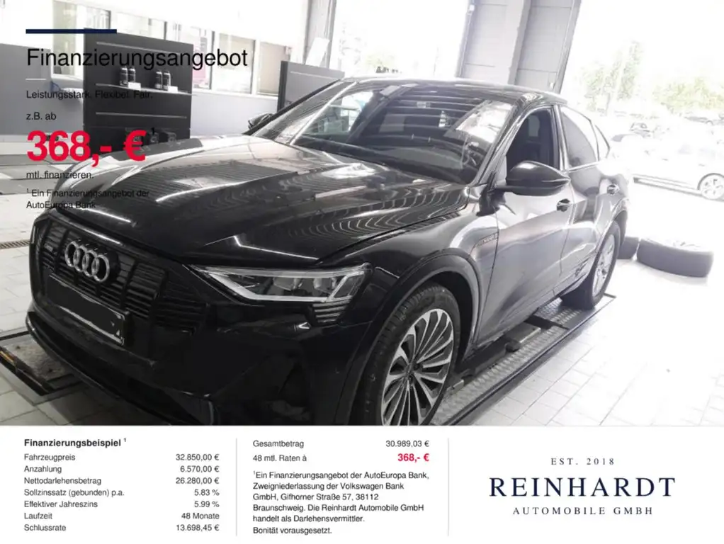 Audi e-tron SPORTBACK 55 S LINE BLACK MTRX/ACC/KAMERA