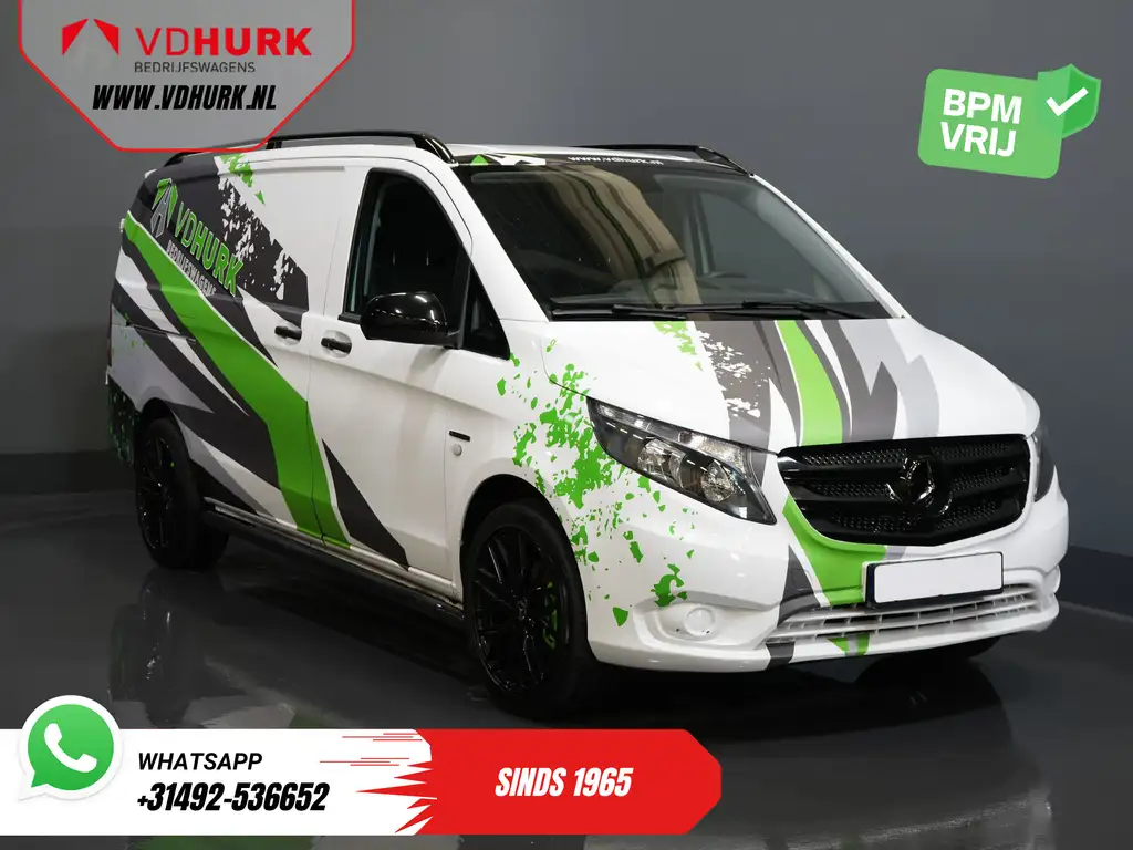 Mercedes-Benz Vito eVito DEMO 19"/ HG Zwart Pakket/ Spoiler/Sidebars/