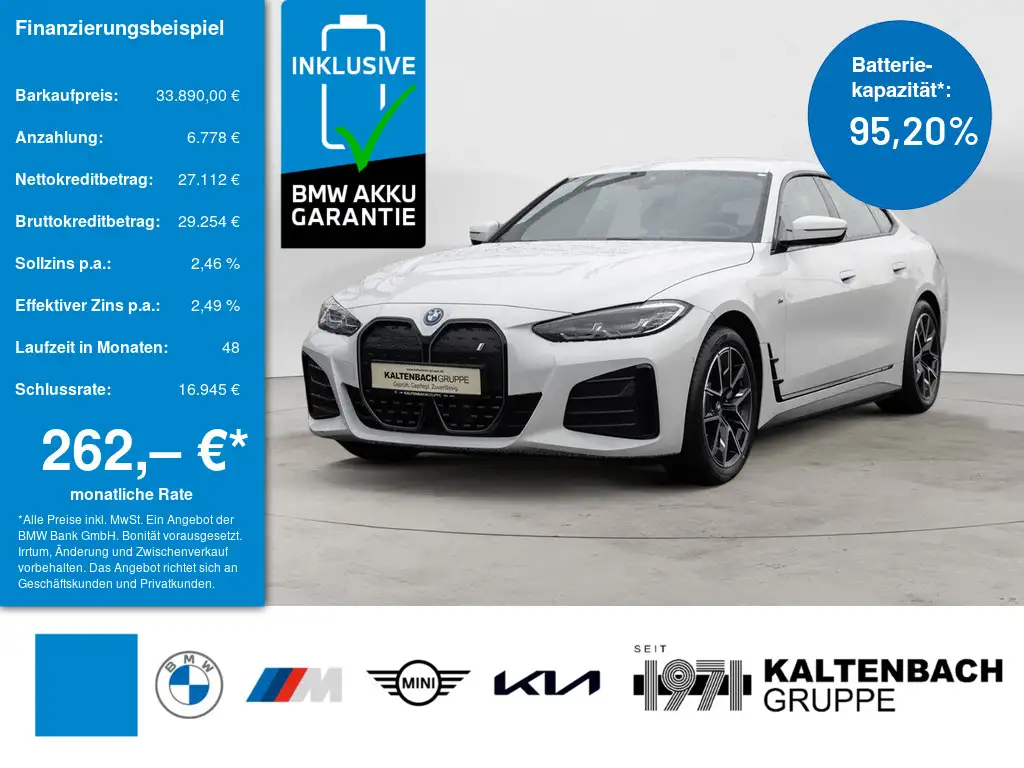 BMW i4 eDrive 35 Gran Coupe M-Sport LED ACC NAVI