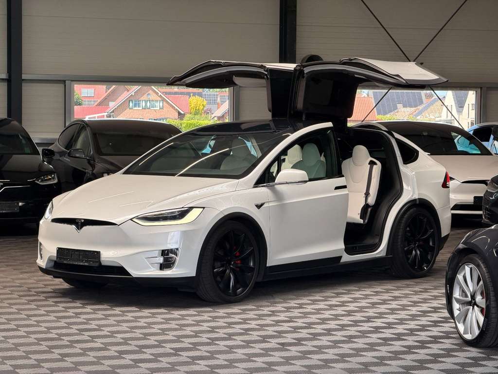 Tesla Model X MODEL X RAVEN PERFORMANCE | WHITE ON WHITE |