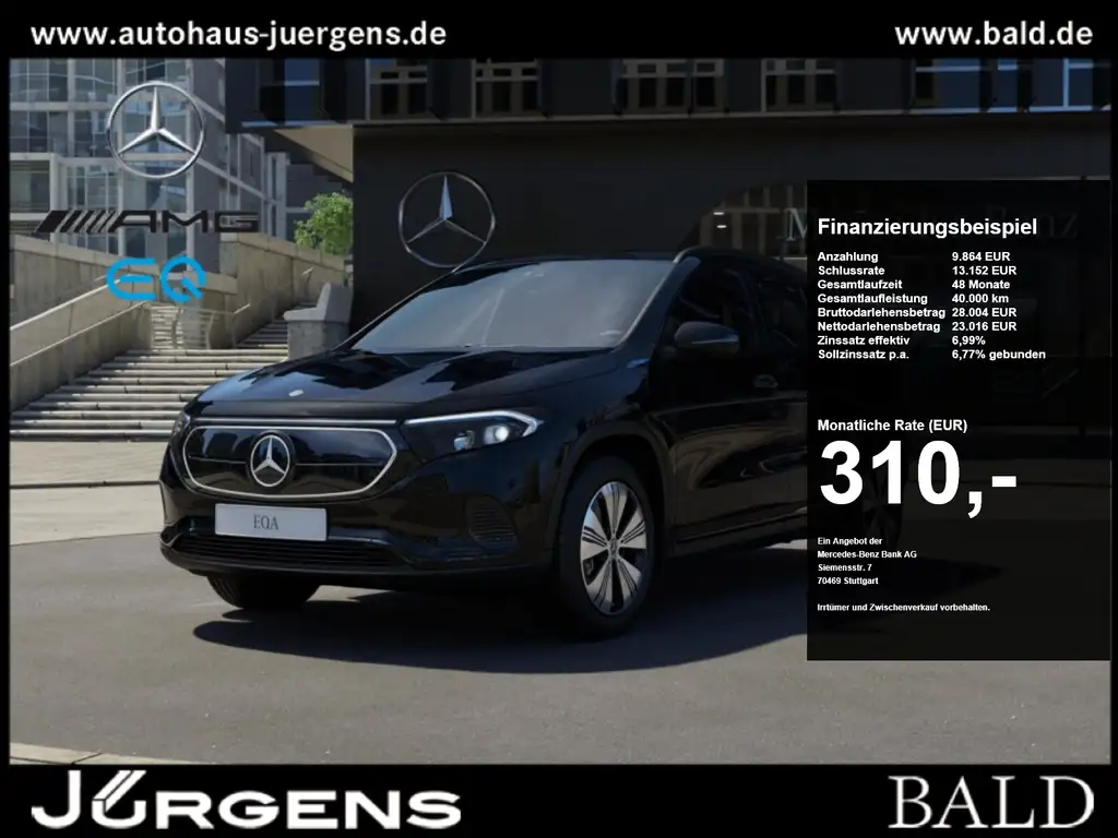 Mercedes-Benz EQA 300 4M Progressive/Pano/AHK/Night/Ambi/18"