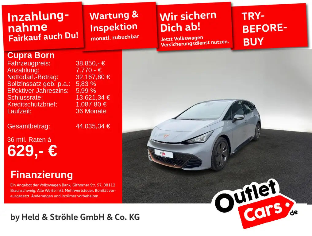 CUPRA Born 150 kW LED PDC SHZ 18" KEYLESS APP DAB