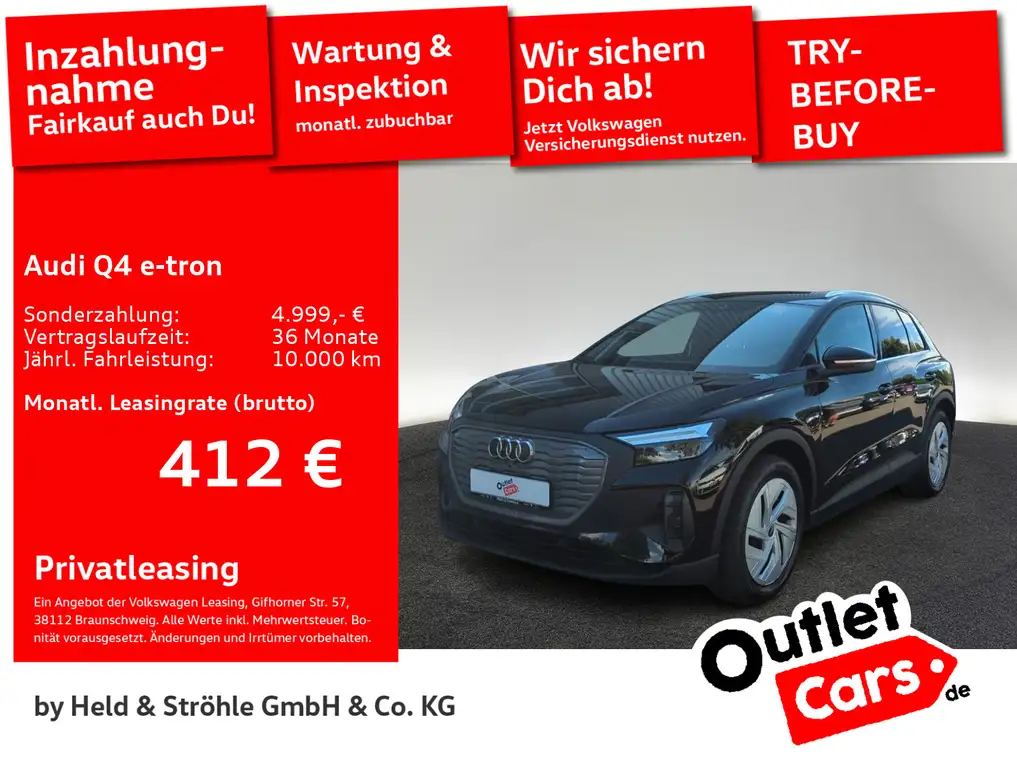 Audi Q4 e-tron Q4 45 e-tron quattro KAM LED NAVI+ SHZ VIRTUAL