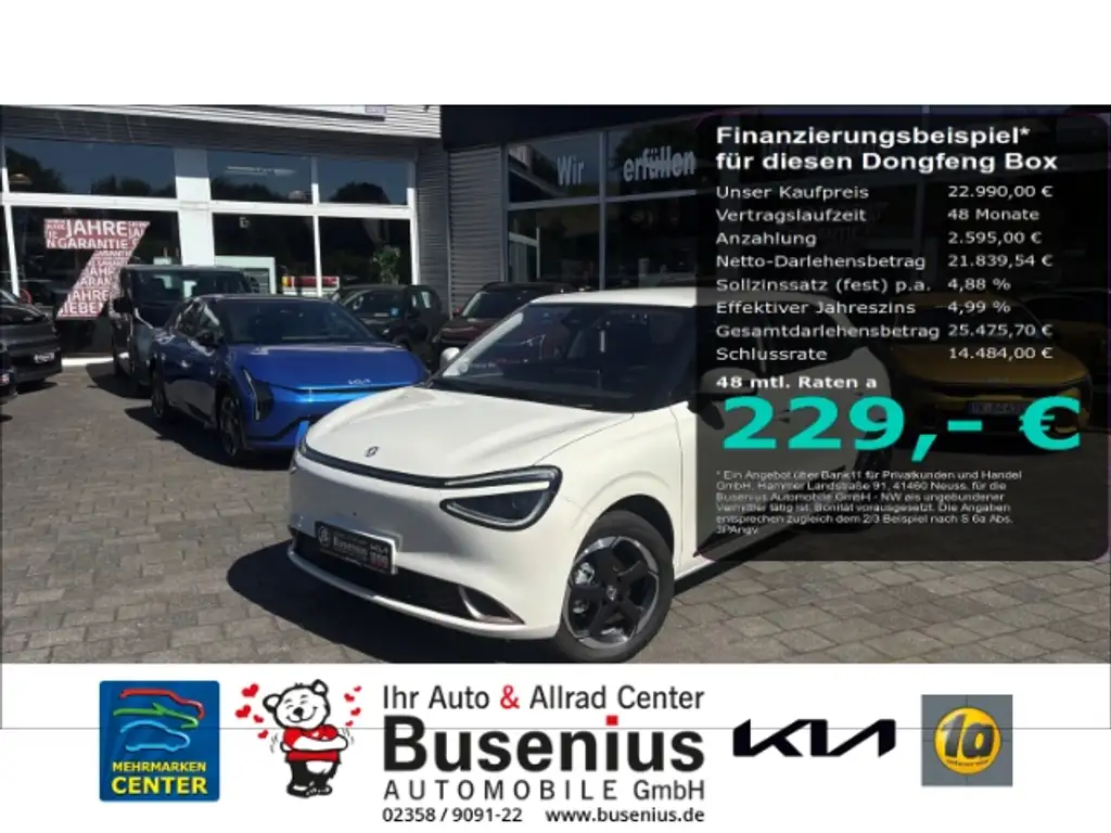 Dongfeng Box 42,3 kWh Premium+LED+360°+Shz+Leder+LM