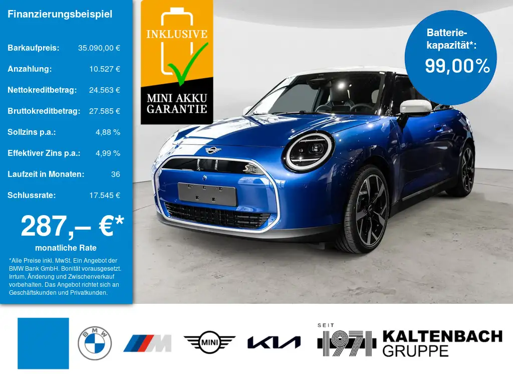 MINI Cooper SE PANO HUD LED NAVI H/K KAMERA LEDER