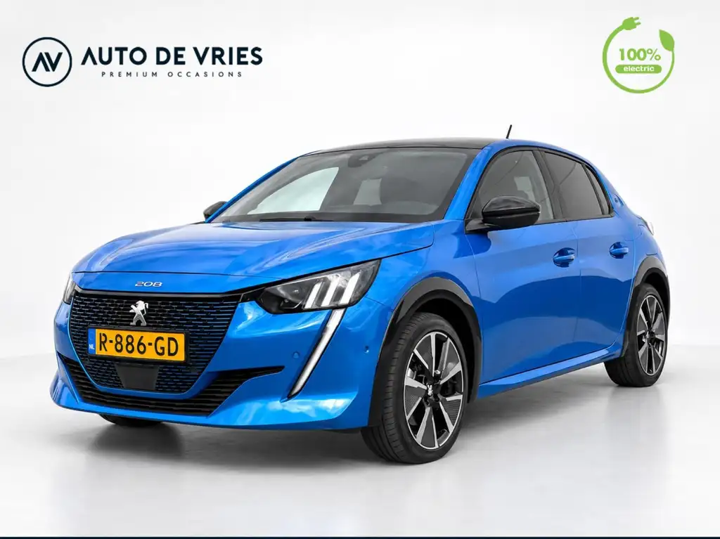 Peugeot e-208 EV GT Pack 50 kWh 3-Fase | SOH 91% | 3D Cockpit |