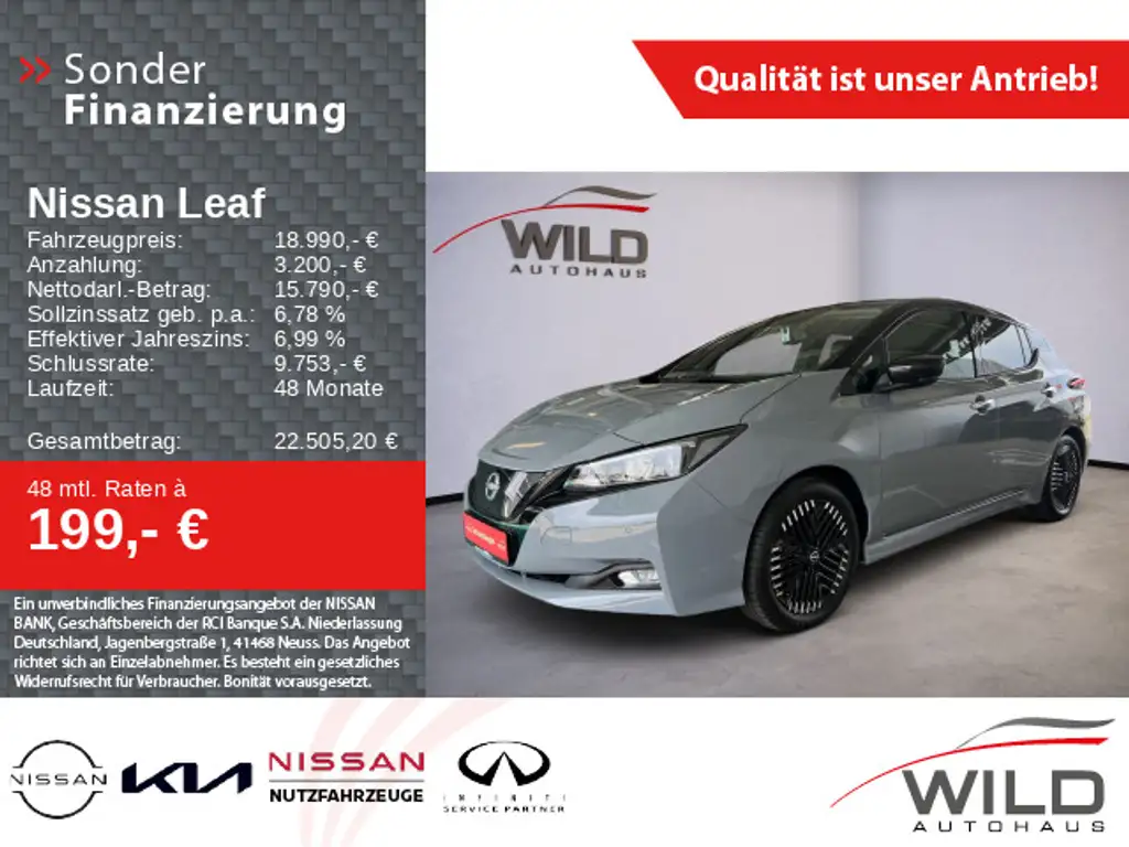 Nissan Leaf 40 kWh | N-Connecta | Winter-Paket | Navi|