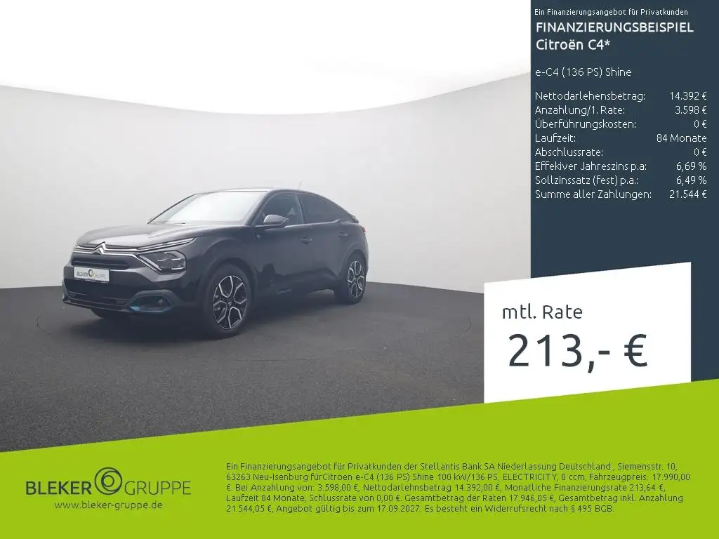 Citroen E-C4 e-C4 (136 PS) Shine