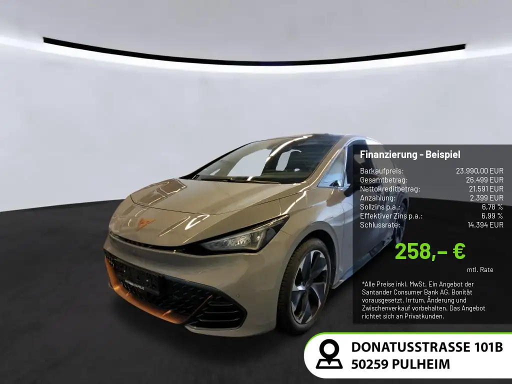 CUPRA Born 150 PDC SHZ KAMERA ACC LED NAVI PANO