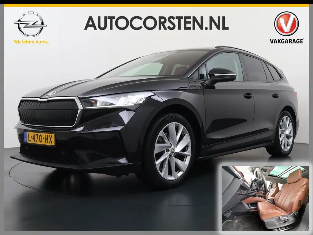 Skoda Enyaq iV Pano.Dak Vol-Leer Trekhaak Adap.Cruise 20" Stoe