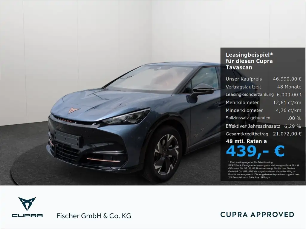 CUPRA Tavascan Endurance LED Navi Rear View ACC El. Heckklappe Ap