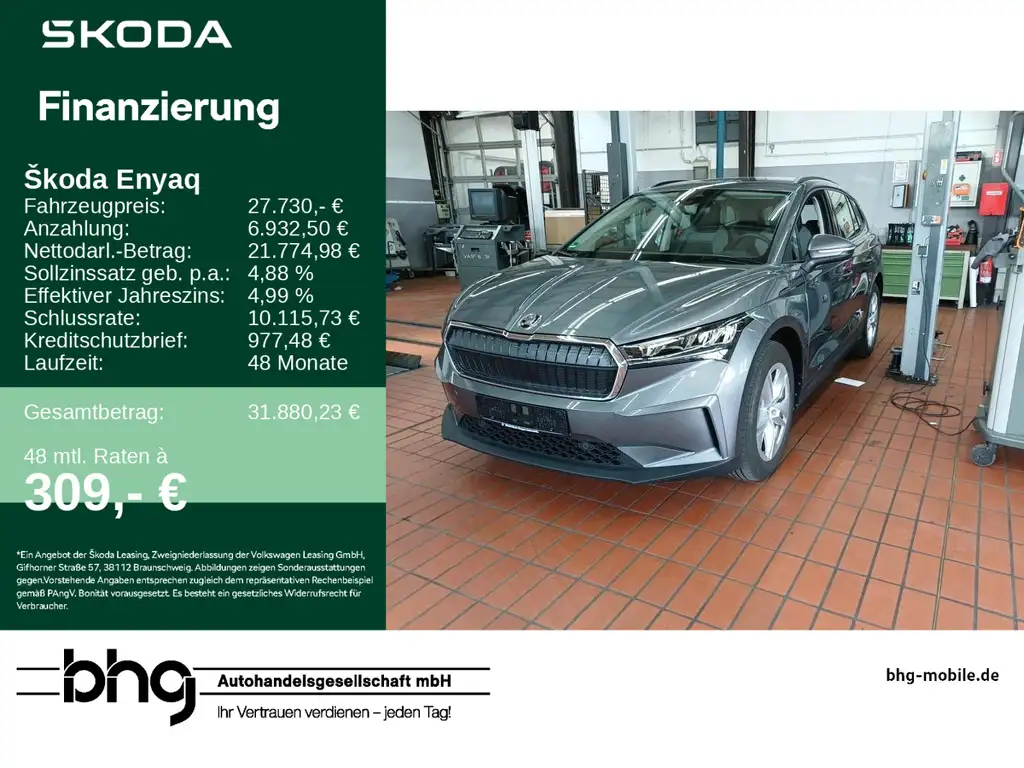 Skoda Enyaq ENYAQ 50 iV Komfort Navi connect Kamera Ambiente