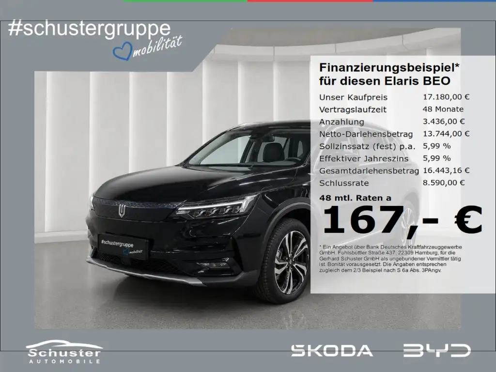 Elaris Beo Skywell ET5*Panodach LED ACC Sitzbelüf Leder