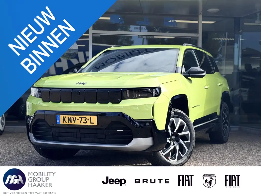 Jeep Compass First Edition 74 kWh | Schuif-kanteldak | Massages