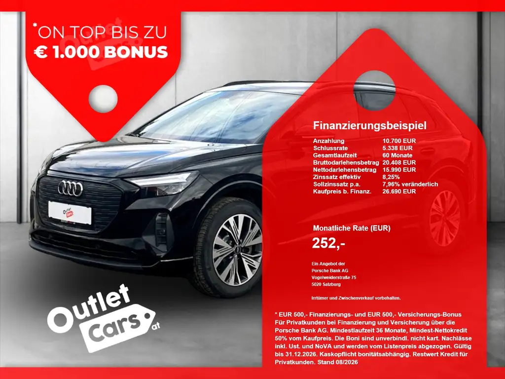 Audi Q4 e-tron 40 150 kW ASSIST+AHK+LED+LEDER+NAVI+LM
