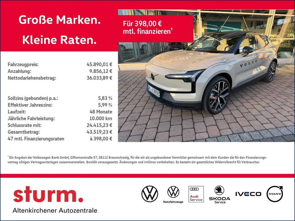 Volvo EX30 Ultra 2WD Extendend Range *Pano, 360°*