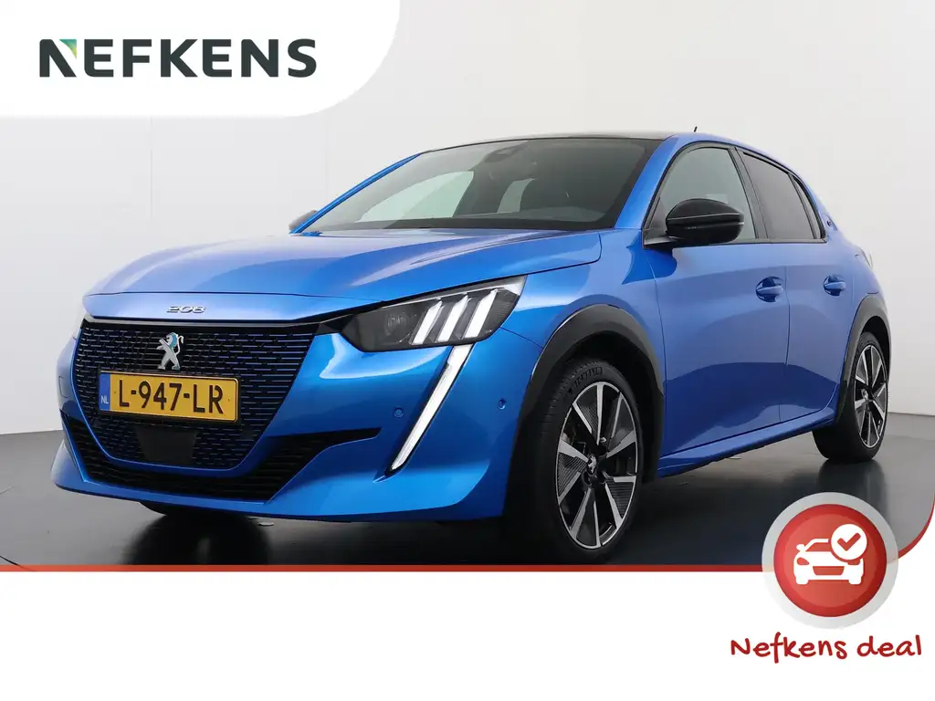 Peugeot e-208 GT Pack 50 kWh 136pk | Accu 91% | Navigatie | Pano