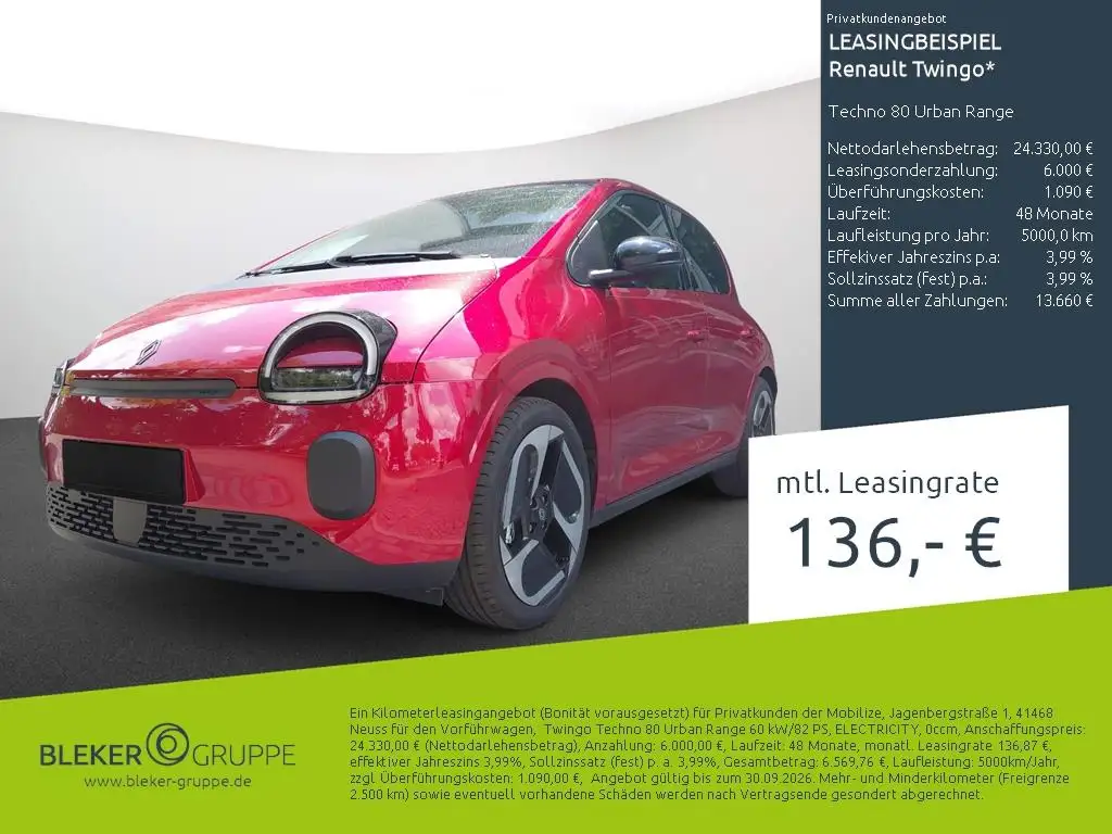 Renault Twingo Techno 80 Urban Range