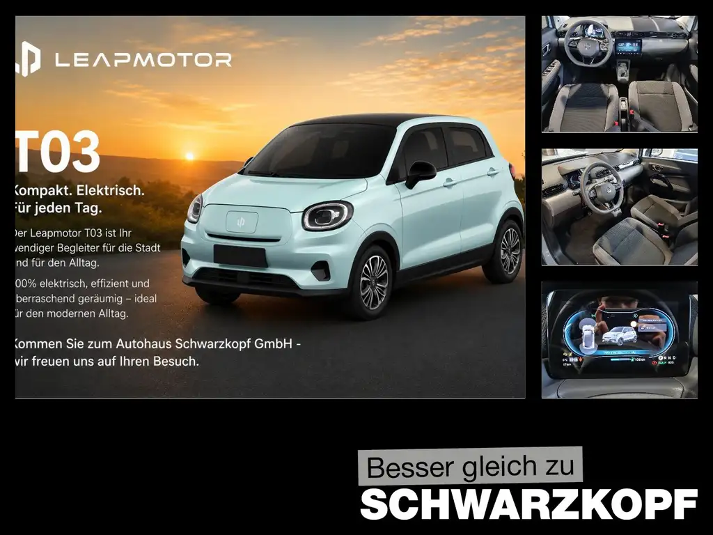 Leapmotor T03 Design Navigation+Panoramadach+Rückfahrkamera