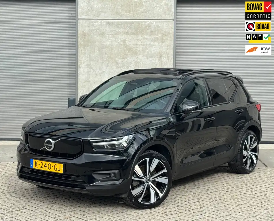 Volvo XC40 Recharge P8 AWD R-Design 2020 Zwart PANO|H/K|360 C