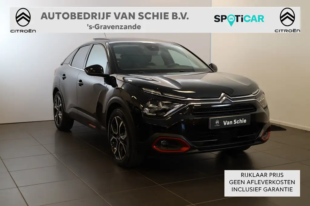Citroen E-C4 Shine 50 kWh Panoramadak | Adapt. Cruise | Leer |
