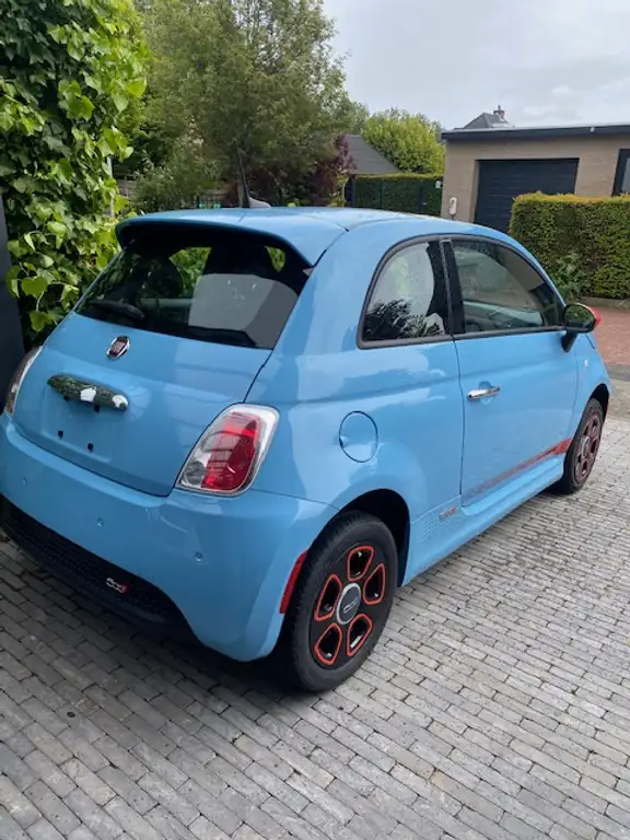 Fiat 500e fiat 500e blauw 12-2017
