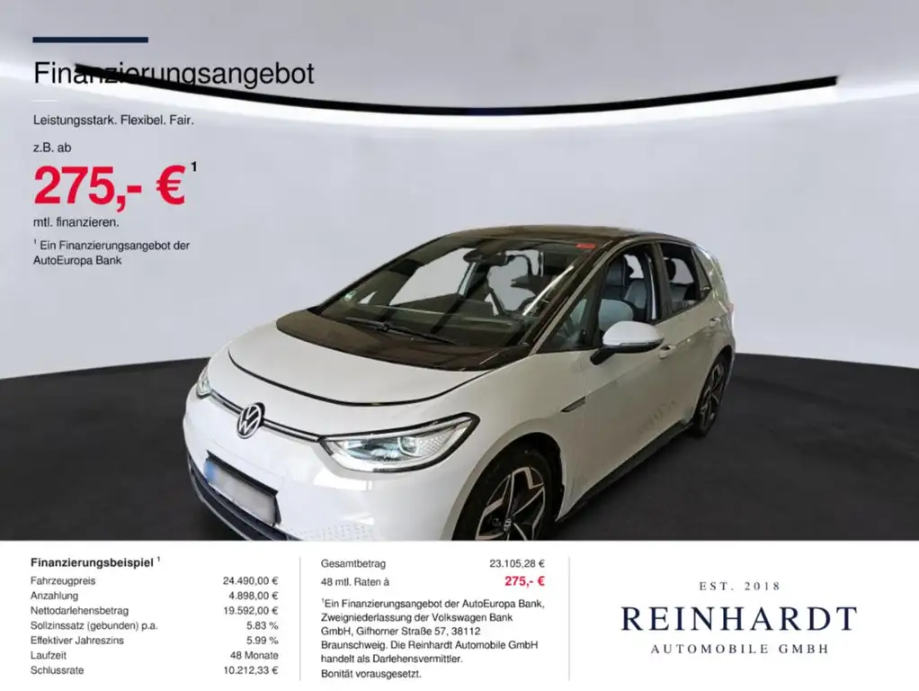 Volkswagen ID.3 PRO PERFORMANCE MAX ACC/HuD/PANO/WÄRMEPUMPE