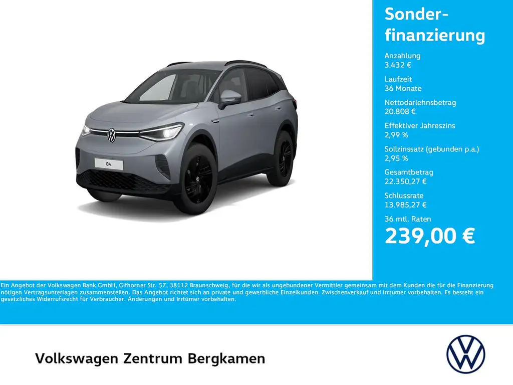 Volkswagen ID.4 Pure CAM ACC MATRIX NAVI CARPLAY SITZHEIZ.