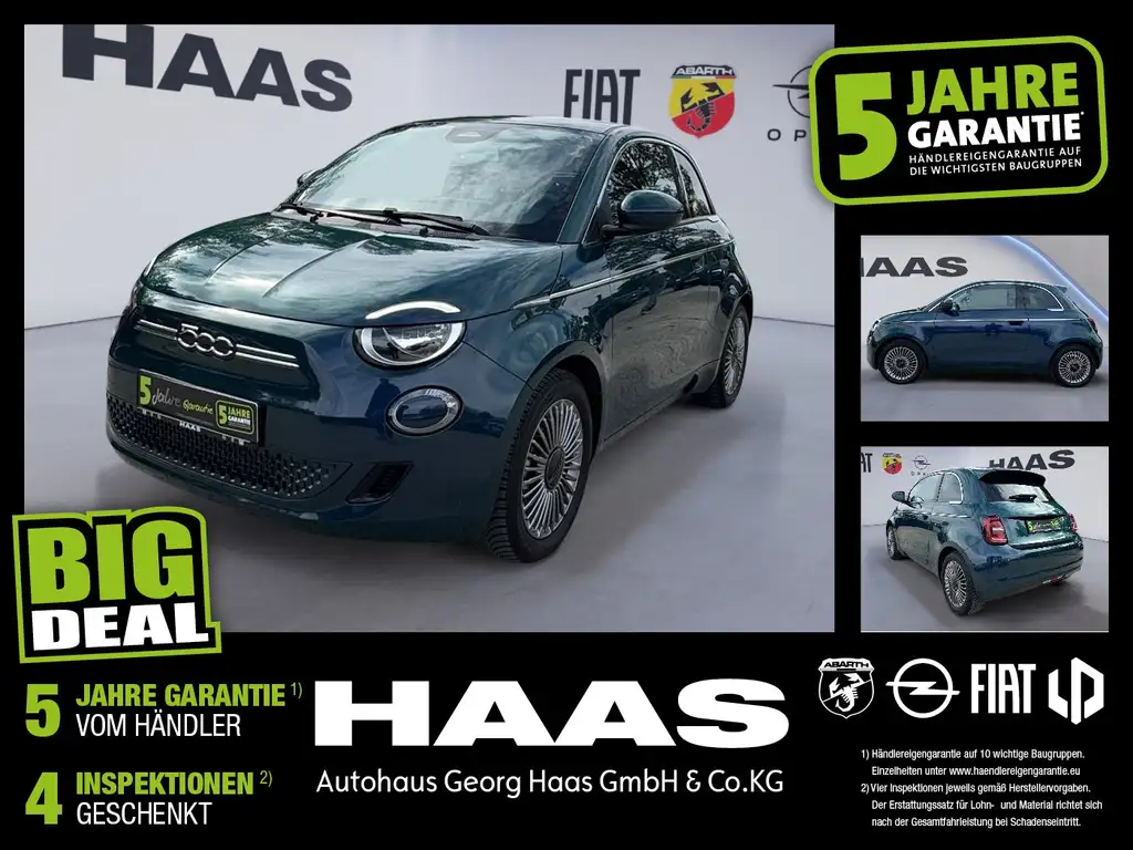 Fiat 500e 500 e Base Navi, Carplay, AndrioAuto, LED