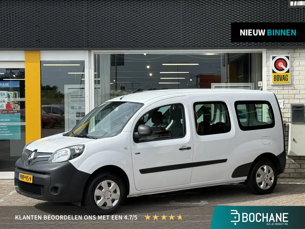 Renault Kangoo Z.E. Maxi (incl. accu) | 93% SoH | Cruise Control | Air