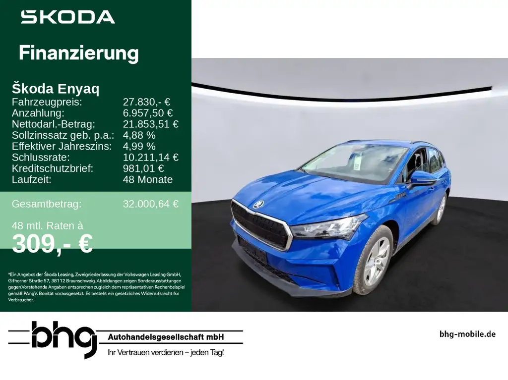 Skoda Enyaq ENYAQ 50 LOFT #KAMERA #PDC #NAVI #LWS #LED #  #