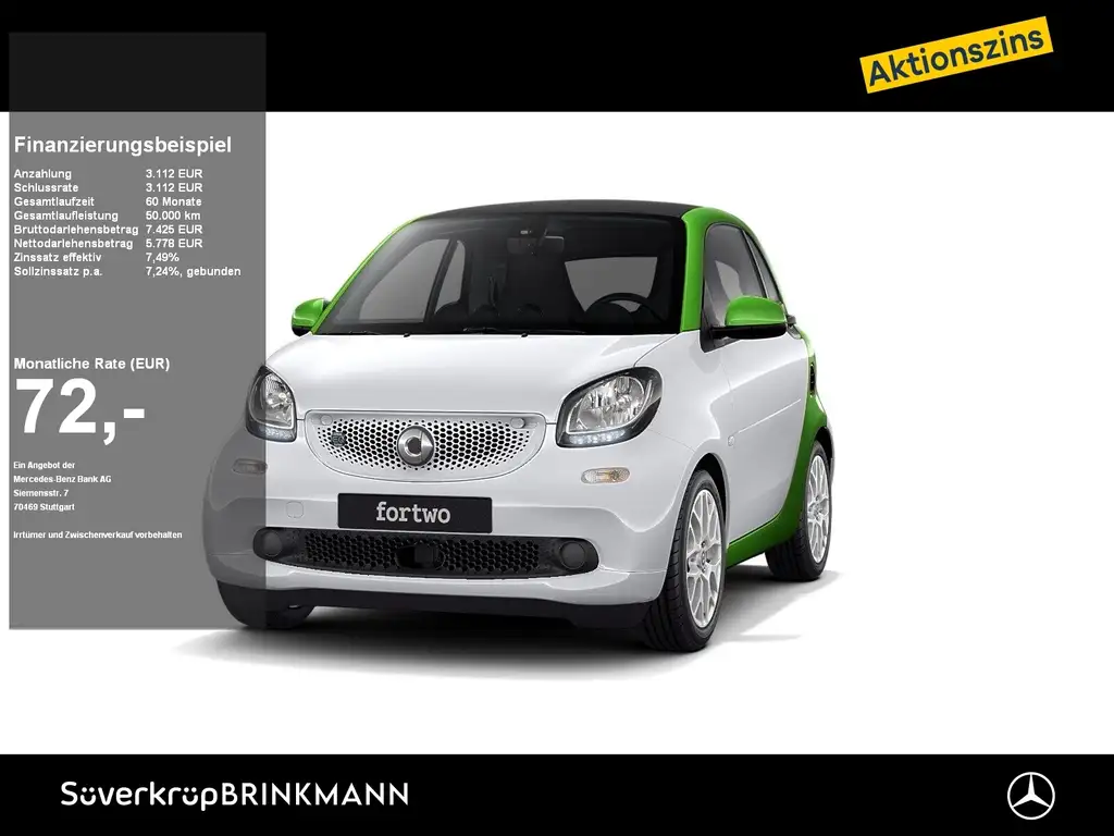 smart forTwo electric drive COOL&MEDIA JBL SOUND SPUR