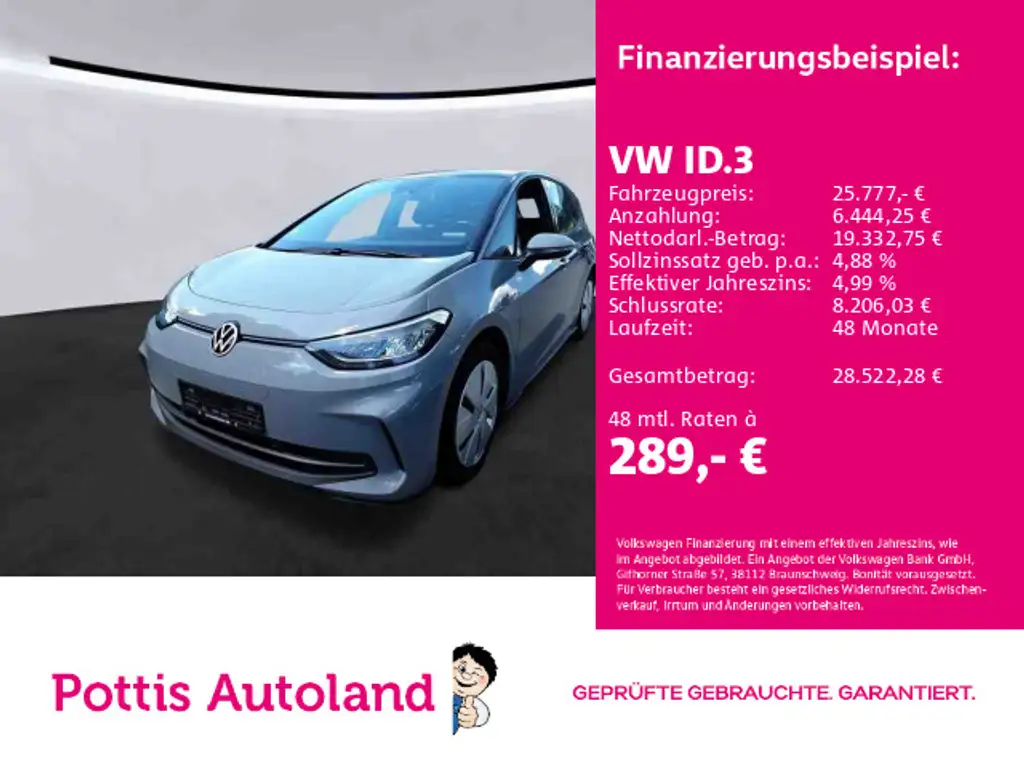 Volkswagen ID.3 PRO PDC KLIMA LED APP-CONNECT