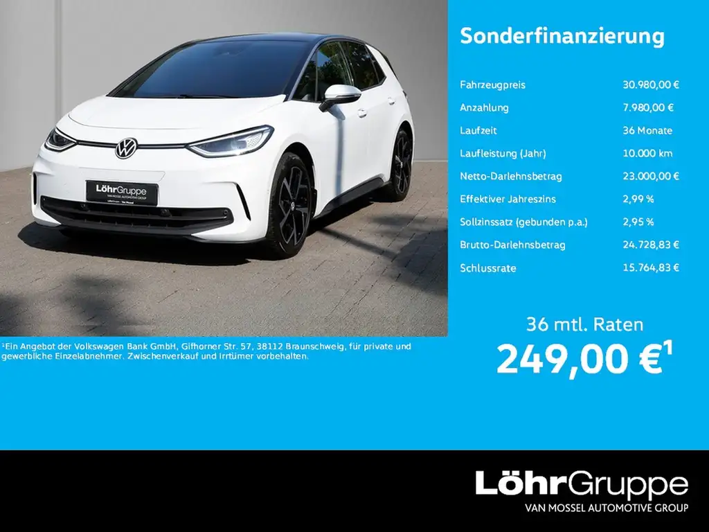 Volkswagen ID.3 Pro Move "2,99%" IQ.Light, RFK, Navi., Tel., ACC,