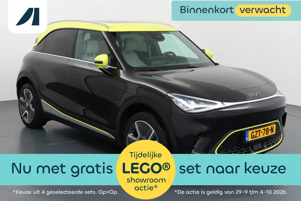 smart #1 Pro+ 66 kWh Compact, sportief en volledig elektris