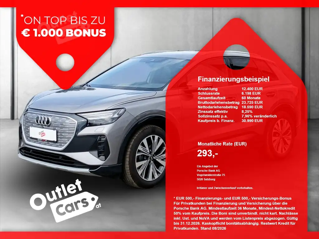 Audi Q4 e-tron quattro 50 220 kW MATRIX+LED+LEDER+RFK