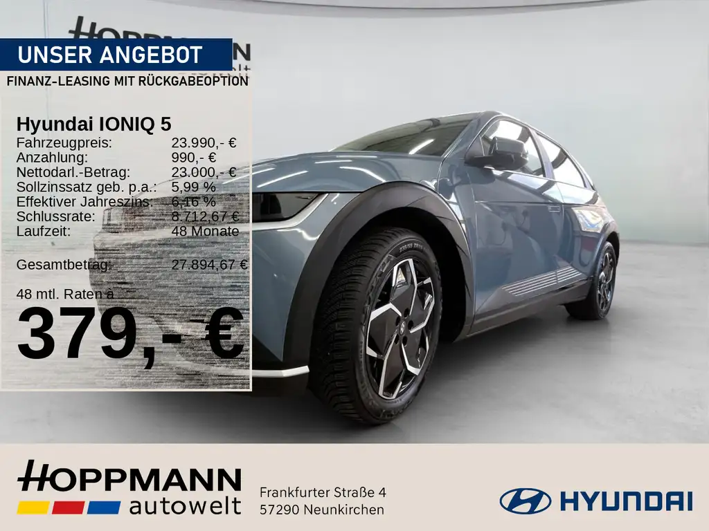 Hyundai IONIQ 5 Ioniq 5 Heckantrieb, 58kWh, SOH 100% gem. TÜV