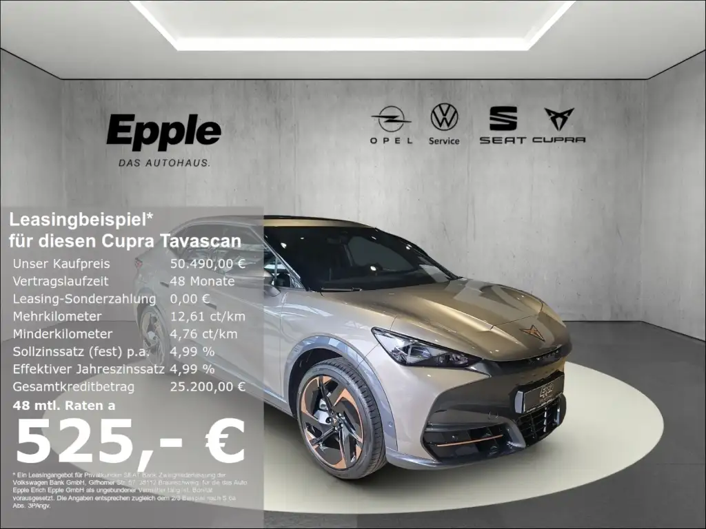 CUPRA Tavascan VZ 4Drive 250 kW (340 PS) 77 kWh Matrix HeadUp Nav