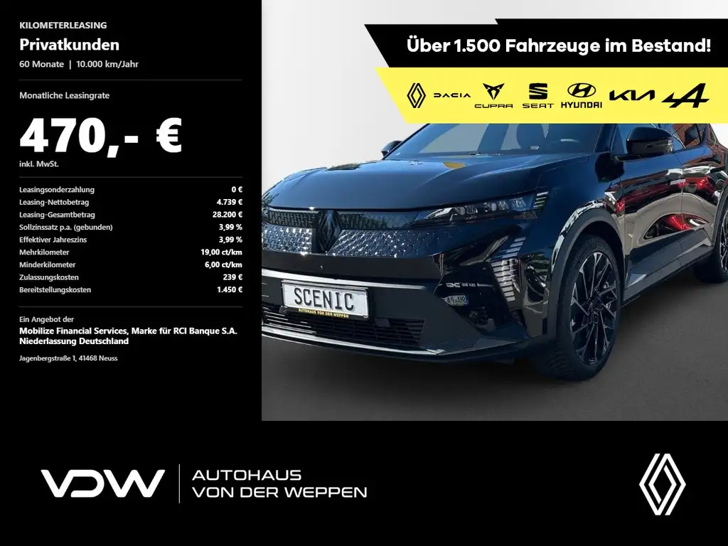 Renault Scenic E-Tech E-Tech Electr 220 LongRange Esprit Alpine Klima