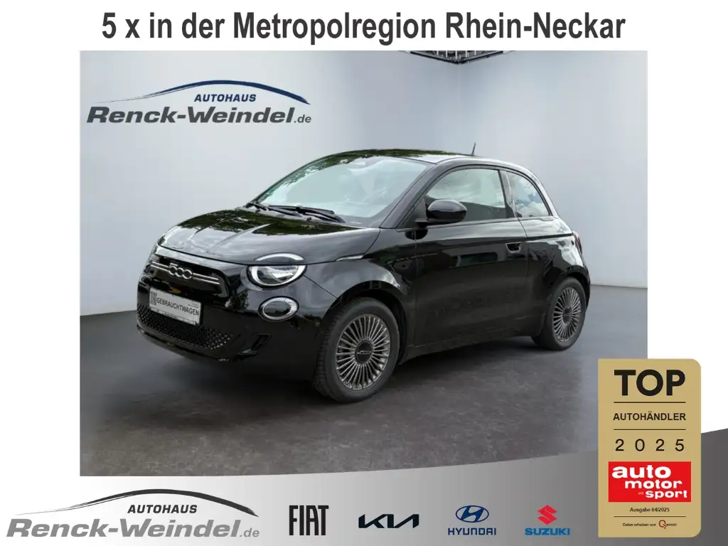Fiat 500e Navi Apple CarPlay Android Auto Klimaautom DAB Mus