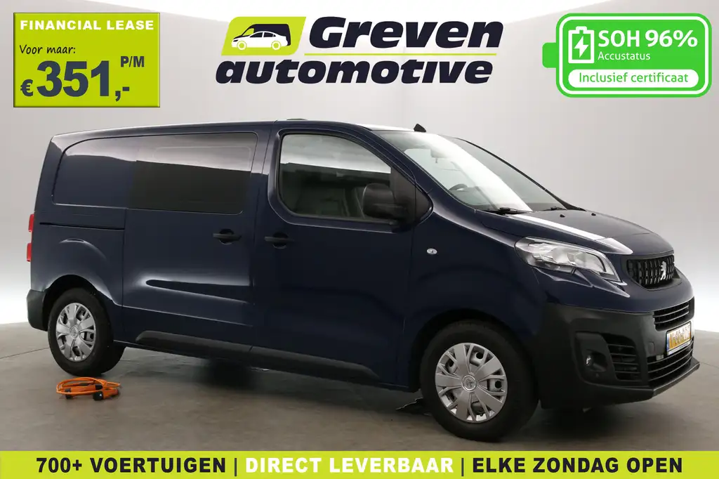 Peugeot e-Expert 75 kWh L2H1 Long Range | Snelladen | SOH 96% | Air