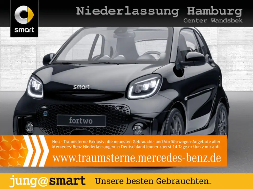 smart forTwo coupé 60kWed prime SHZ Pano PDC+Kamera