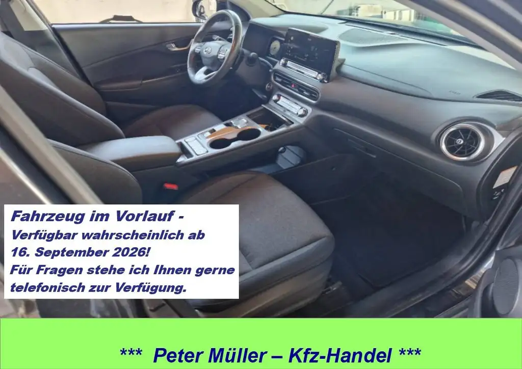 Hyundai KONA Trend Elektro 2WD 100 kW 39,2 kwh 1. Hand unfallfrei scheckheftgepflegt Navigation LED-Scheinwerfer Abstandstempomat